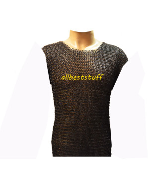 Sleeveless Round Riveted Flat Solid 18 Gauge Chest 42